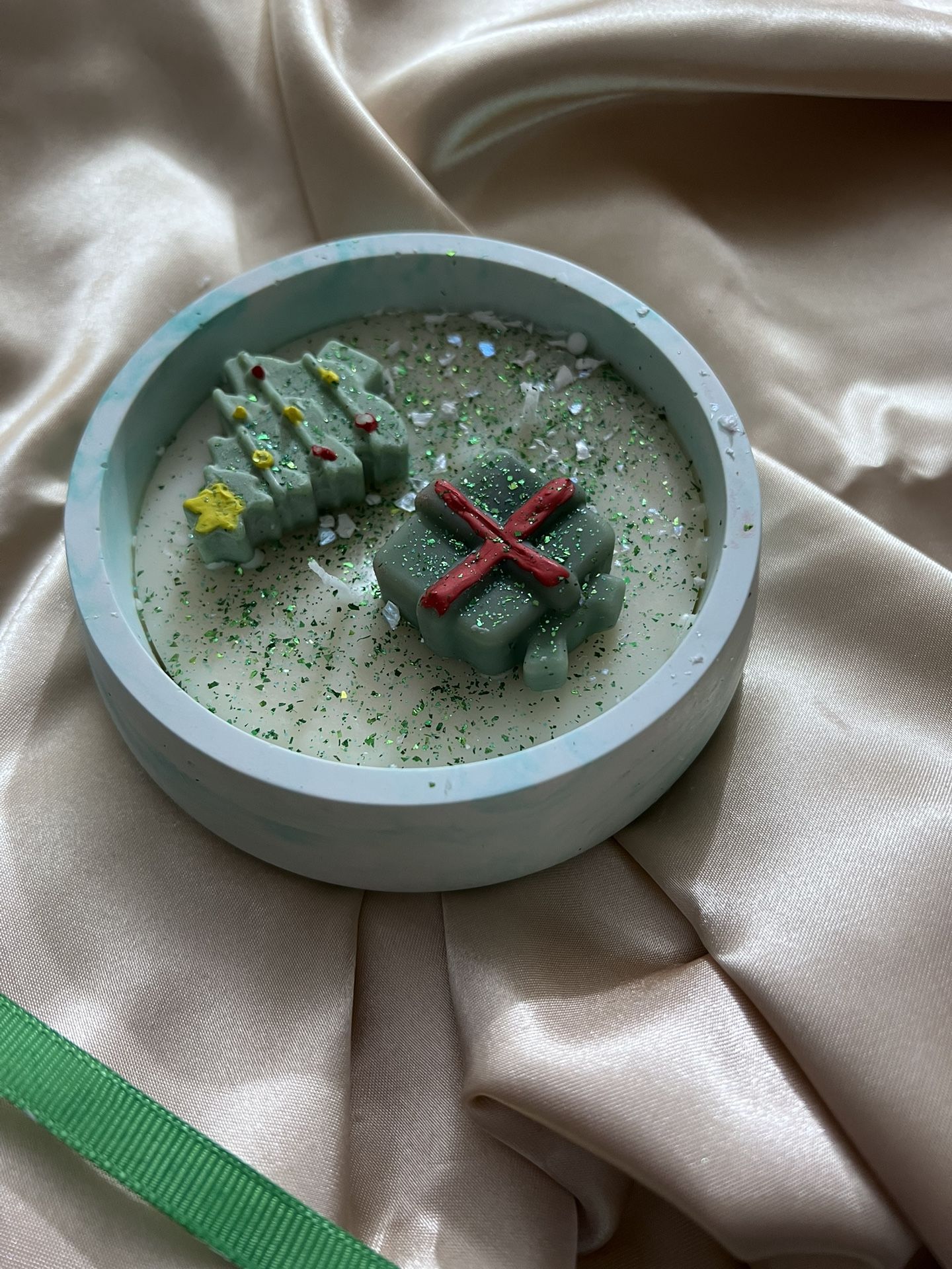 Christmas Hand Made Poured Candle
