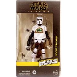 Hasbro Star Wars Black Series May The 4th Be With You Scout Trooper 6 Inch Action Figure.