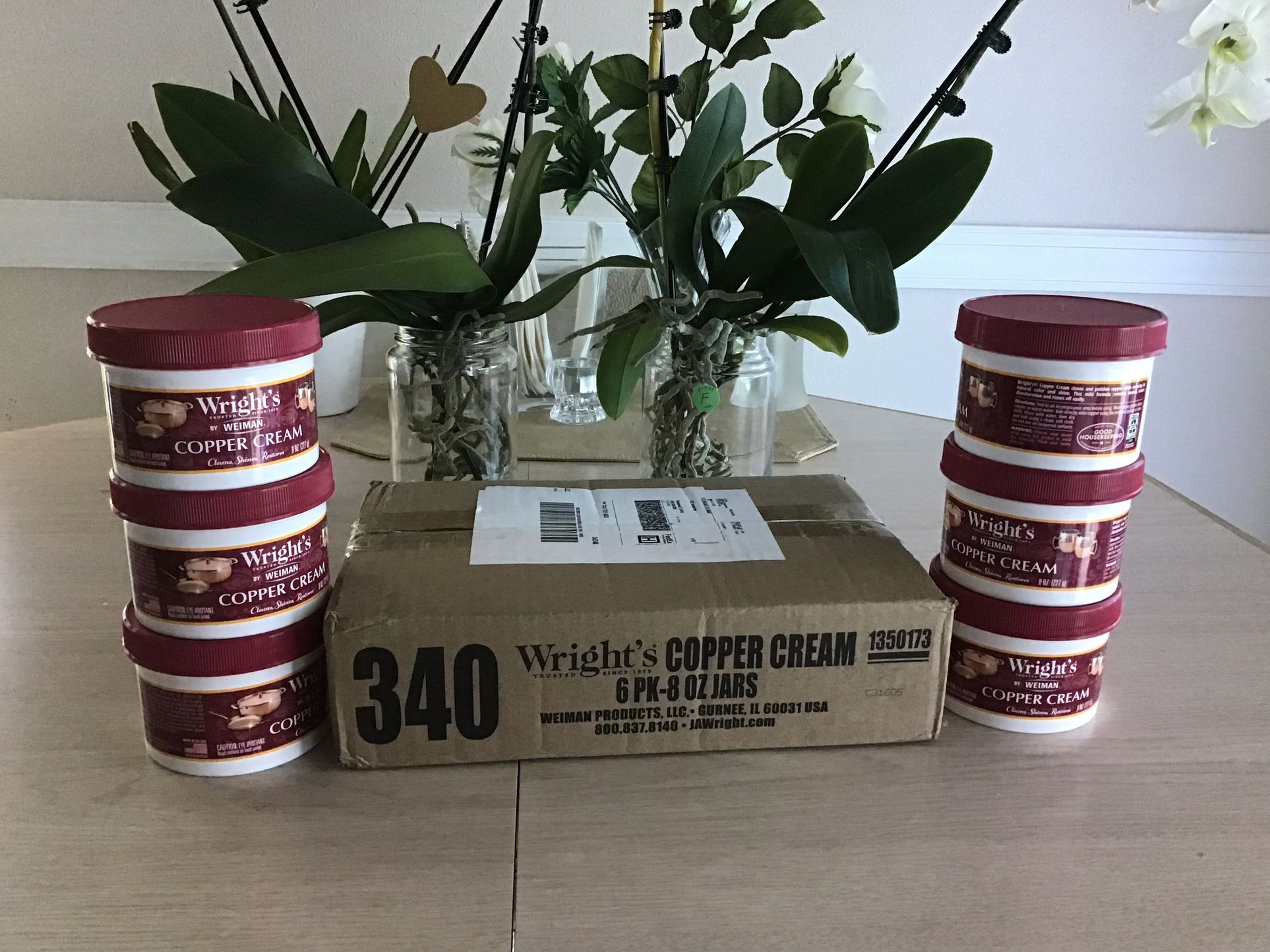 Wrights Copper Cleaner 6 Cans Per Box $12 ( That’s Only 2 Dollars Per Can)