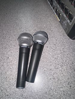 (2) SHURE SM58 GOOD CONDITION