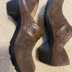 Dansko Leather Clogs