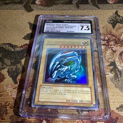 Blue-Eyes White Dragon SDK-001 Starter Deck: Kaiba-Unlimited Graded CGC 7.5