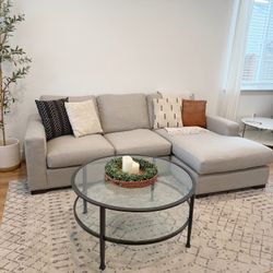 Room & Board Metro Sectional Couch 