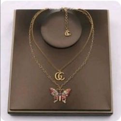 GG Butterfly Layered Gold  Set