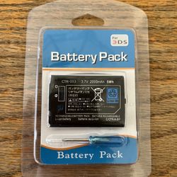 Brand New 3DS 2000 Mah Battery Replacement