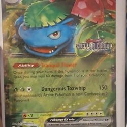 Jumbo Venusaur Holo Card 