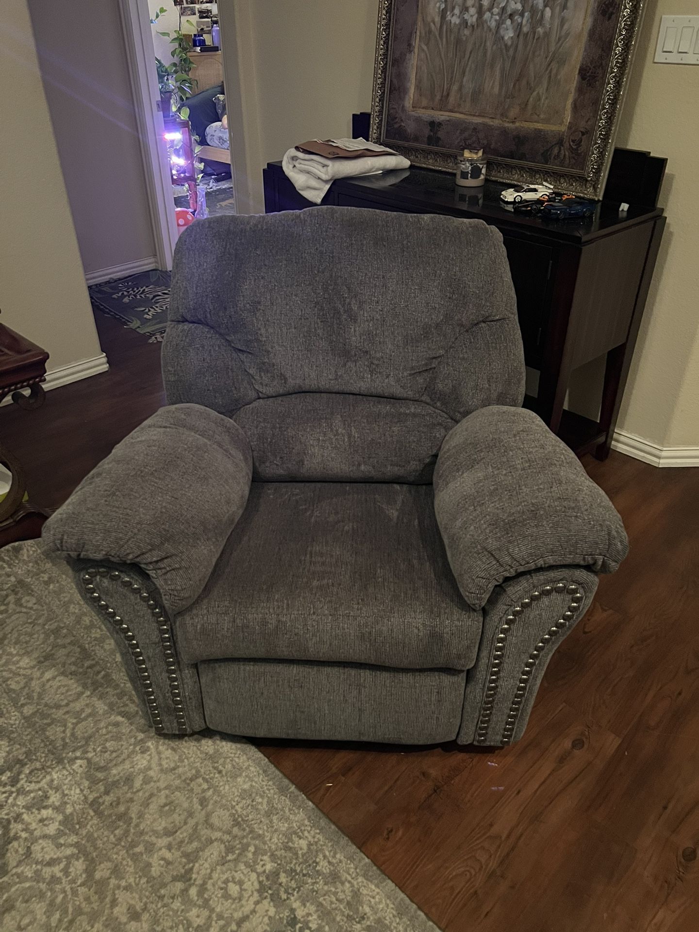Grey Ashley Furniture Recliner