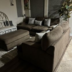 Couches And Ottoman 