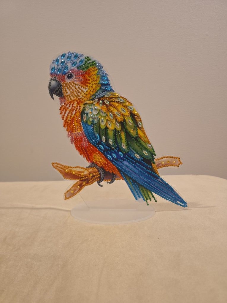 Diamond Art Parrot Stand