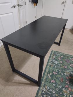 Black desk
