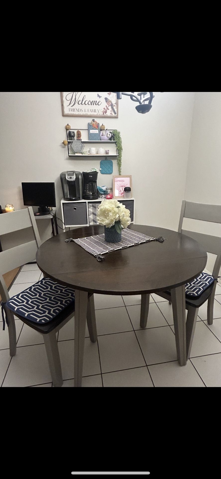 Dining Table W/ 2 Chairs