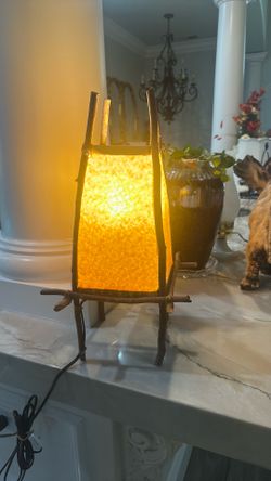 Hand made vintage lamp