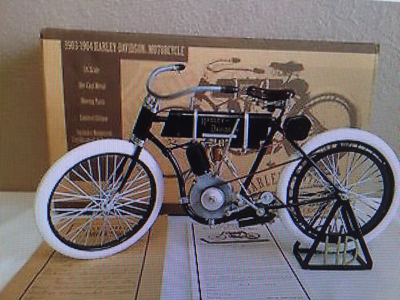 Rare Harley Davidson 1903-1904 Serial Number One Authentic Replica Limited Edition