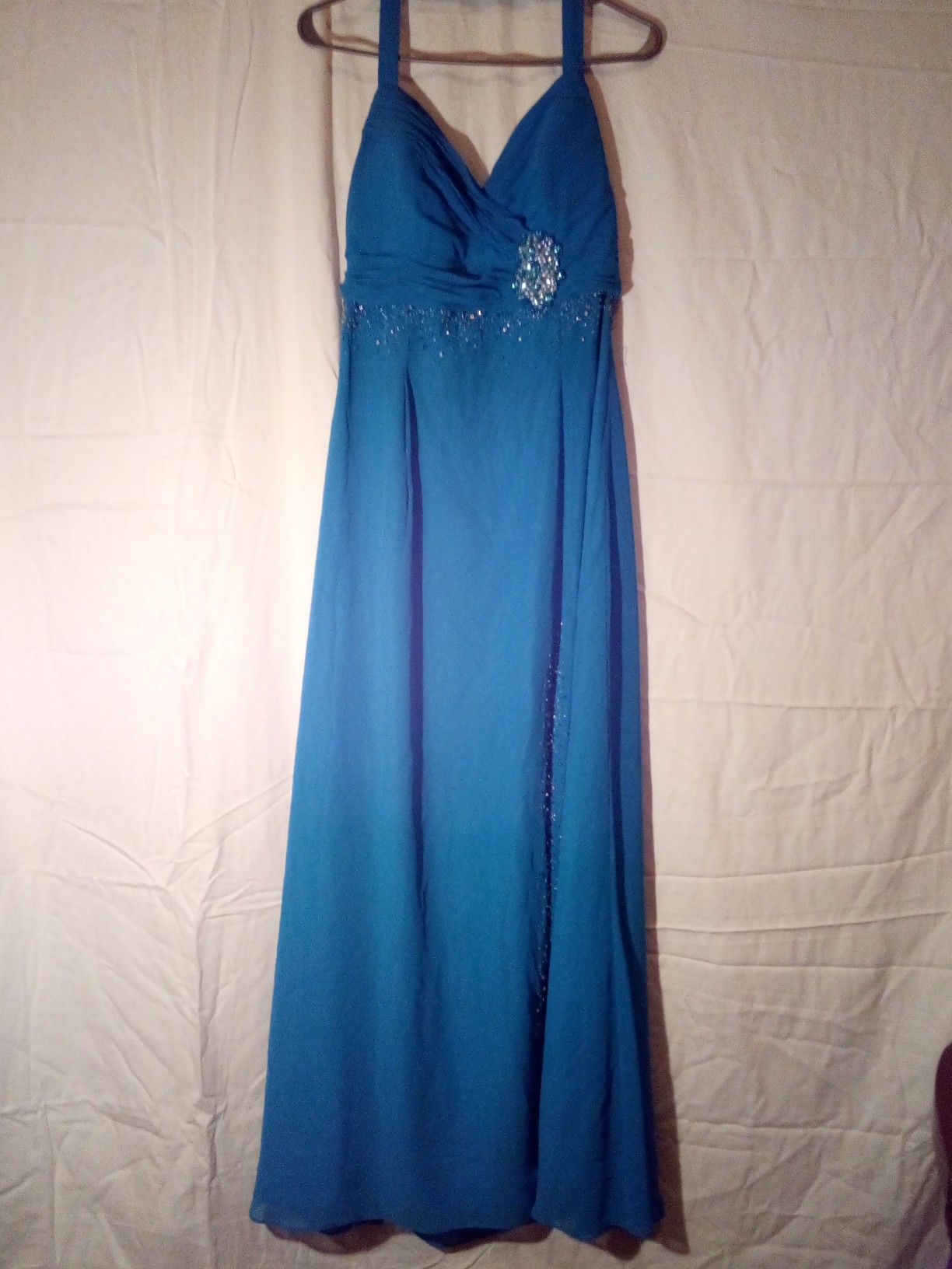 REDUCED PRICE!! Teal Prom Dress