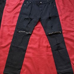 Mens Ripped Jeans by Qazel Vorrlon (Located in Woonsocket, RI)