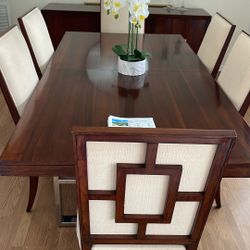 Living Room Set With Hutch 