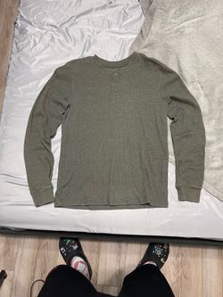 Olive green long sleeve sweater
