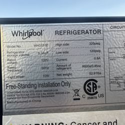 Whirlpool Fridge/Freezer