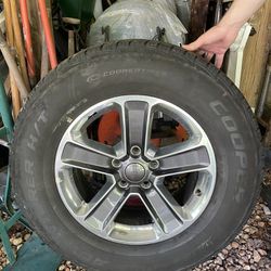 18" Jeep Wrangler Sahara OEM wheels rims, tires