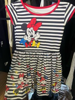 Girls Minnie dress size Small 6-6x
