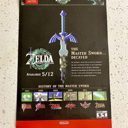 The legend of Zelda Tears of the Kingdom poster