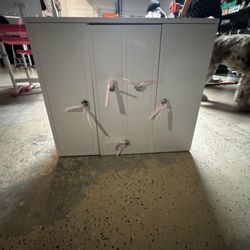 Barbie Clothes and accessories cabinet 