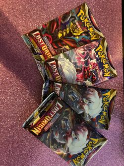 pokemon booster pack lost origin x 4