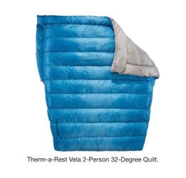 Therm-a-Rest Vela 2-Person 32-Degree Quilt (Ultralight)