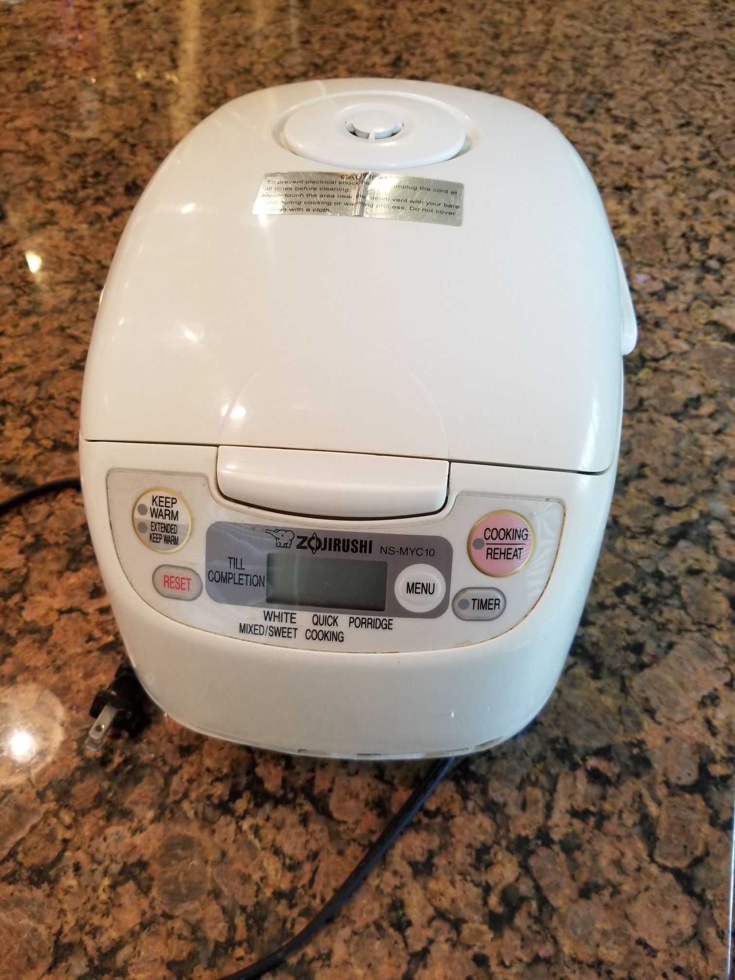 Zojirushi NS-MYC10 Micom Fuzzy Logic 5.5 Cup Rice Cooker and Warmer