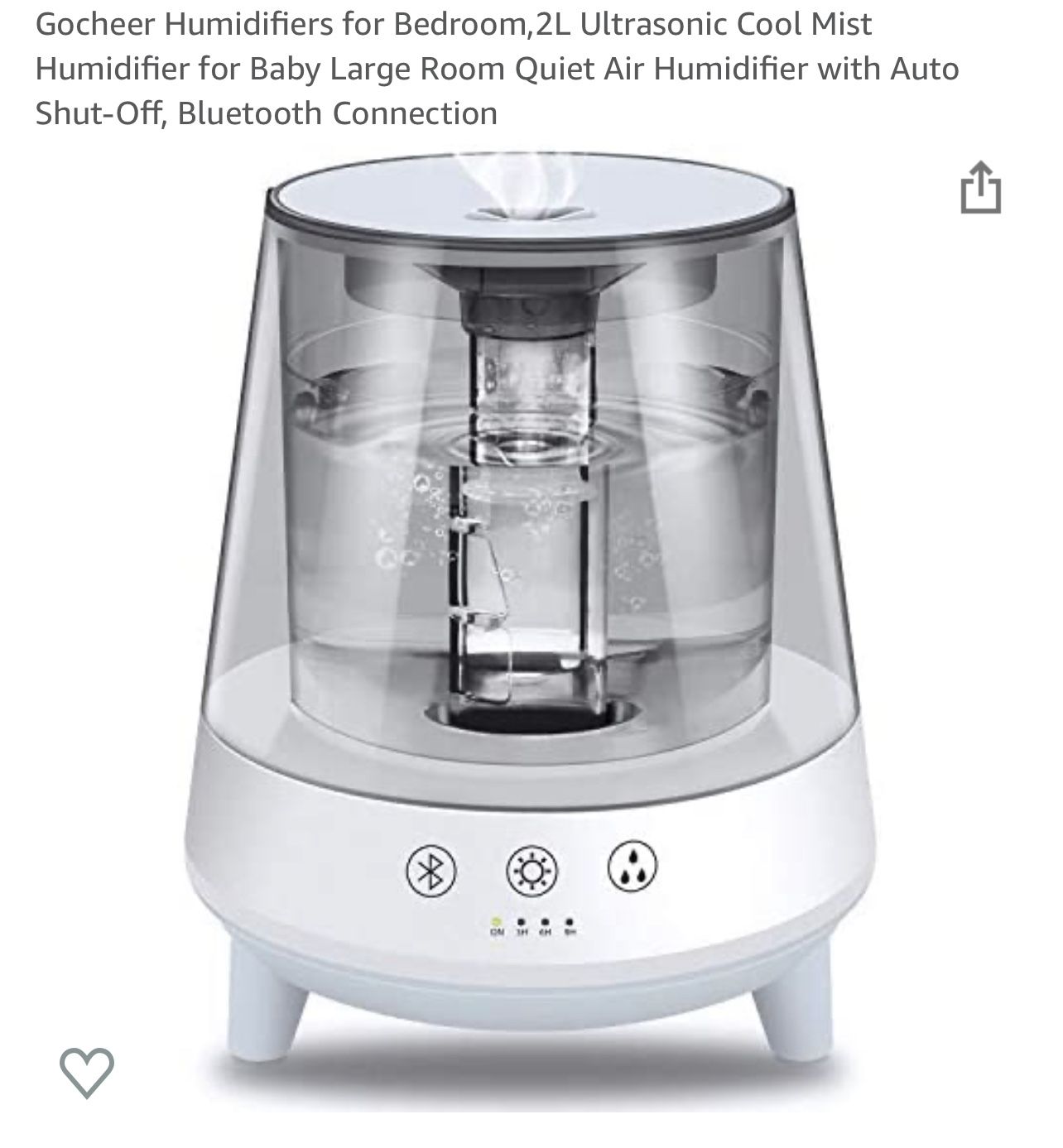 Gocheer Humidifiers for Bedroom -A1