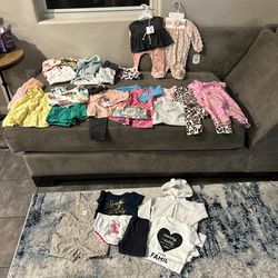 Baby Girl Clothing Bundle 0-12 Months