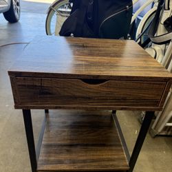 Rustic End Table 
