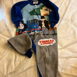 Thomas Train Fleece Pj Non Footed For Baby Boy Size 3t