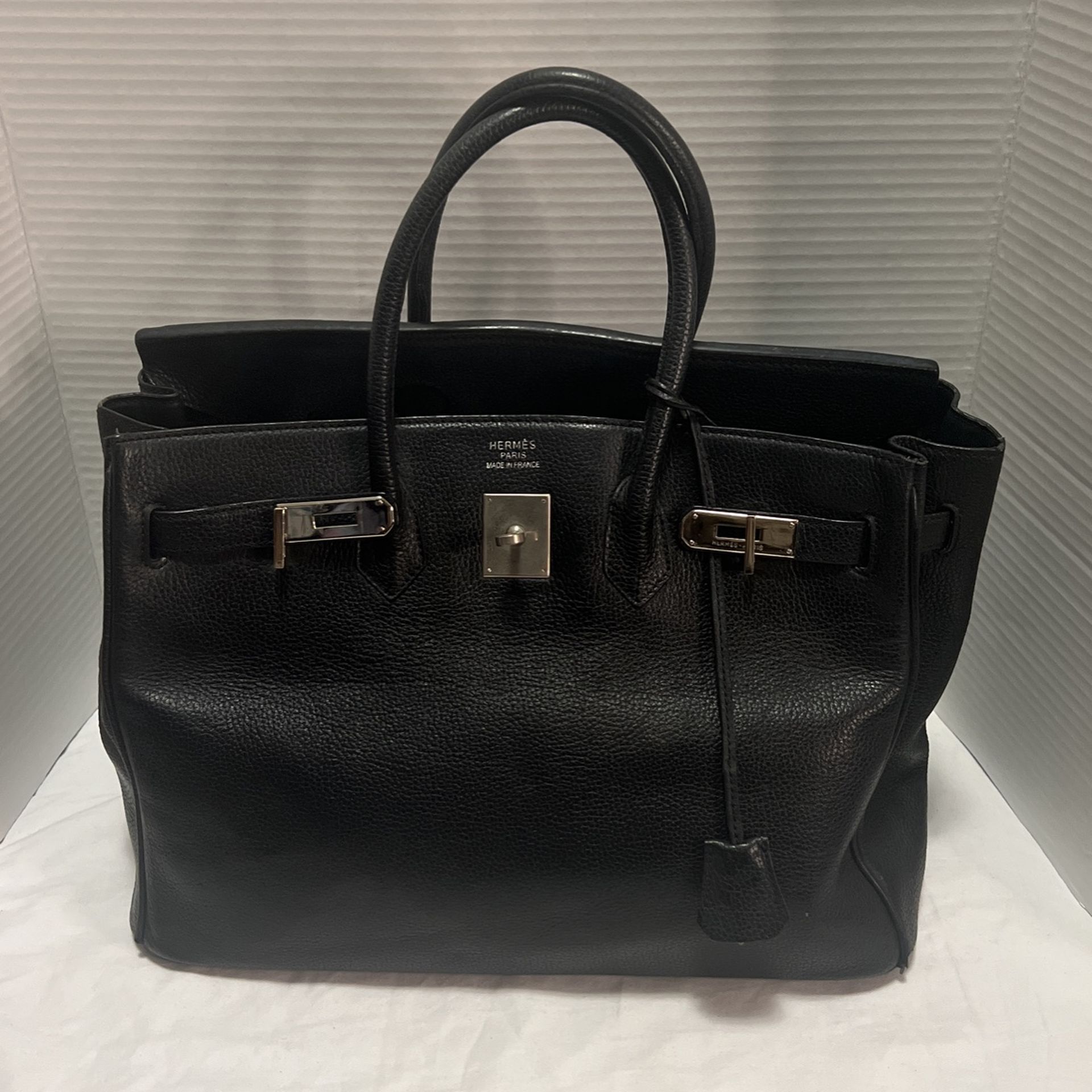 Black Leather HandBag