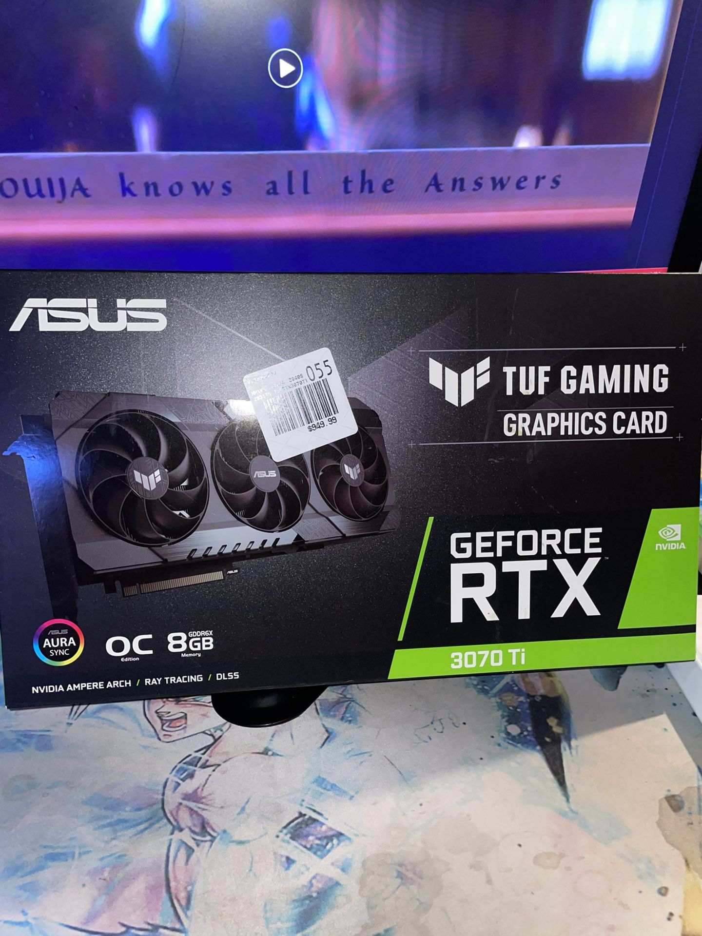 Asus GeForce RTX 3070 Ti GPU