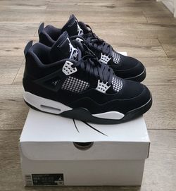 White Thunder Jordan 4 Sz10.5