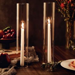 28 new ivory taper candles