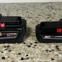 “Read Description”   Milwaukee Batteries