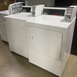 Washer & Dryer Set With Coin-op Box, Programs To Any Rate Amount - Take It For Zero Down Pay In 3 Months With No Interest Ask For Details!
