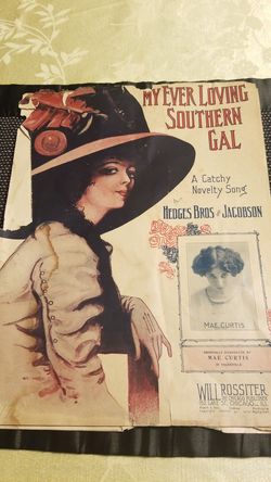 Vintage sheet music