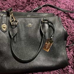 Coach Crossgrain Leather Crosby Shoulder Handbag