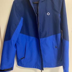 Sam’s Club Medium Raincoat Jacket Medium Blue  100% polyester
