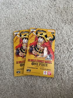 One Piece Card Game OP-17 Booster Packs x2