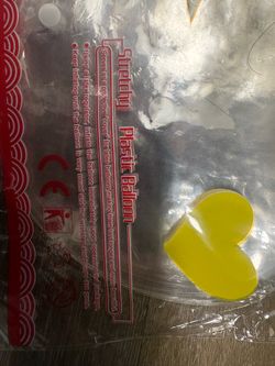 Stretchy Plastic Balloons
