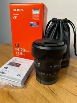 Sony FE 20mm f/1.8 G Lens