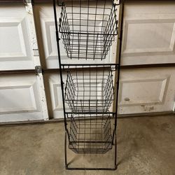 3 Tier Metal Baskets 