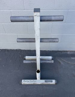 Body Solid 6-Post Olympic Weight Tree and Bar Holder… Home Gym Fitness…. $50 Price is Firm!!!!