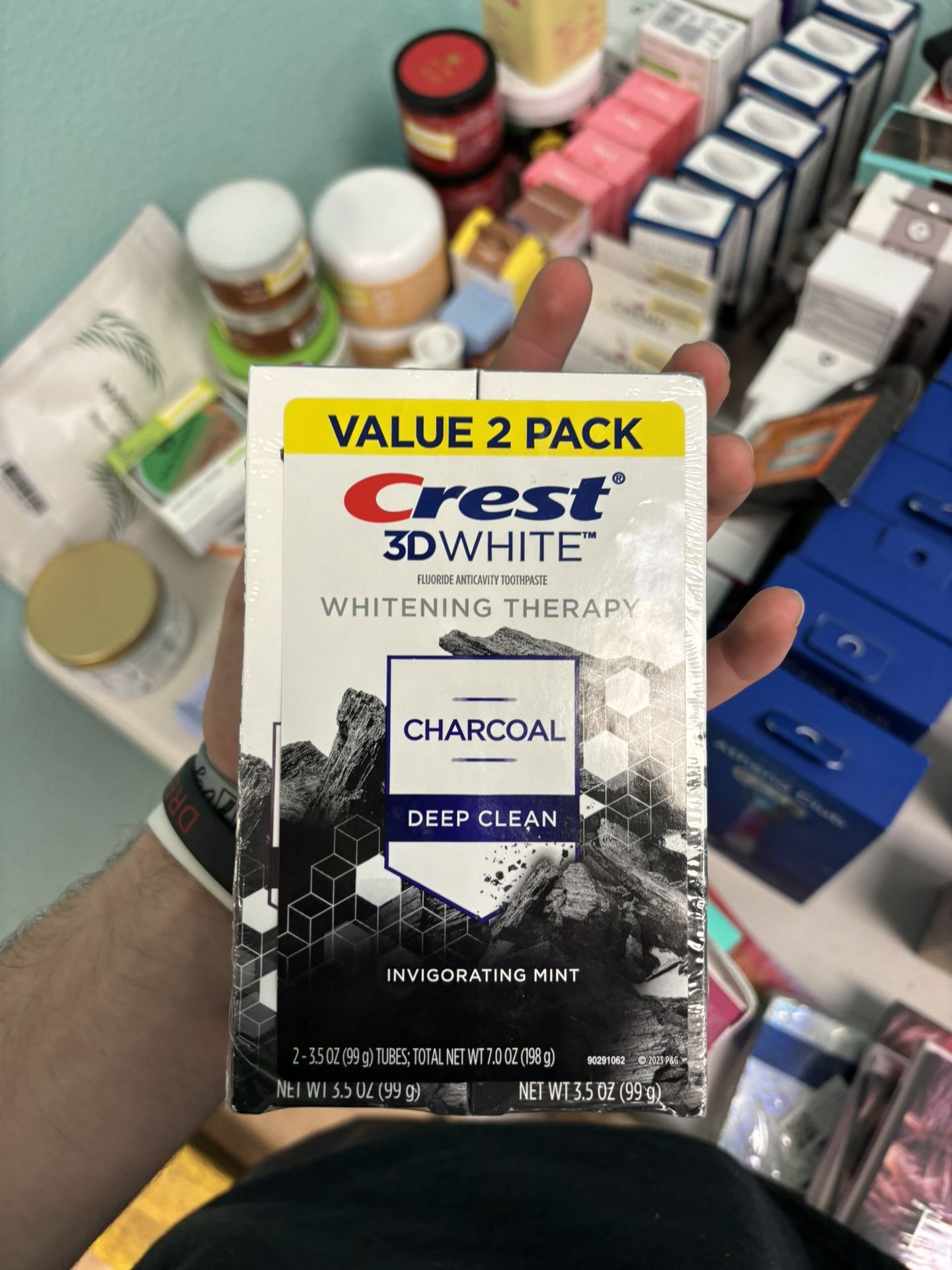 Crest charcoal toothpaste
