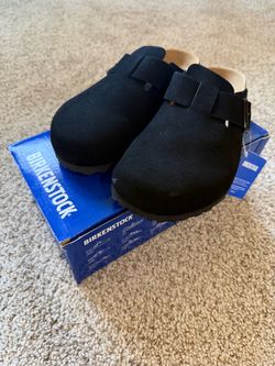 Black Birkenstock Boston Clogs size 9