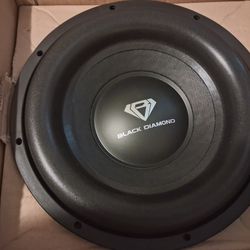 New Pair of Black Diamond 12" Subs 